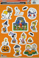 Peanuts Gang Halloween Window Clings