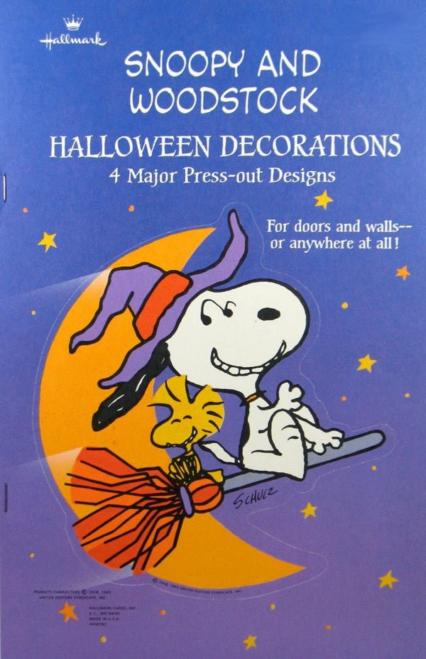 Snoopy and Woodstock Halloween Wall Decorations