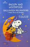 Snoopy and Woodstock Halloween Wall Decorations