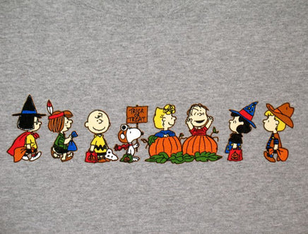 Peanuts Gang Halloween T-Shirt (2Xl Size Available)