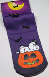 Snoopy Silky Halloween Crew-Length Socks
