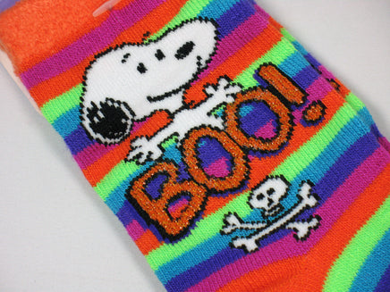 Kids Snoopy Halloween Socks With Glitter Accents (Size 7 1/2 - 3 1/2) - snoopn4pnuts.com