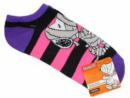 Snoopy Halloween No Show Socks