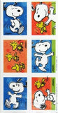 Dancing Snoopy and Woodstock Stickers