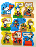 Peanuts Gang Cowboy Stickers