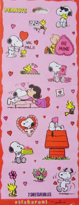 Peanuts Gang Valentine's Day Stickers