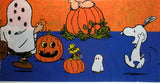 Peanuts Gang Halloween Reusable Plastic Table Cover