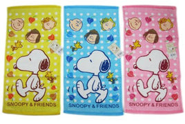 Snoopy and Friends Imported Hand Towel - snoopn4pnuts.com