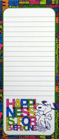 Snoopy Magnetic Note Pad - Happiness Is...
