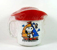 Snoopy Melamine Hat Cup With Straw Hole - Sailing