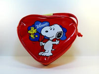 Snoopy and Woodstock Vinyl Heart Purse - REDUCED PRICE!