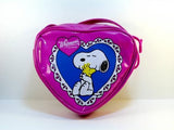 Snoopy and Woodstock Vinyl Heart Purse - REDUCED PRICE!