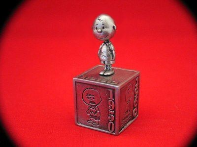 5 Decades Of Charlie Brown Pewter Figurine