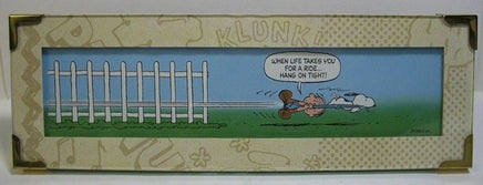 Hallmark Comic Strip:  Hanging On