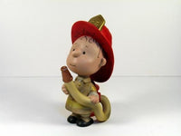 Hallmark Figurine:  Firefighter Pig Pen