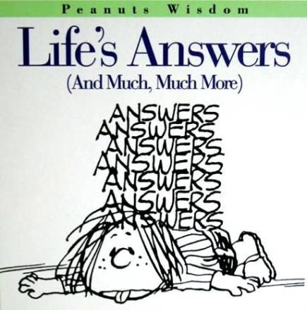 Hallmark Hardback Book: Life's Answers (And Much, Much More)