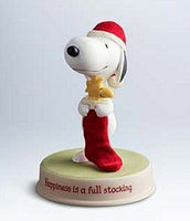 Hallmark Christmas Figurine: Snoopy Santa