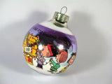 1991 Peanuts Glass Ball Christmas Ornament - Sharing Good Cheer