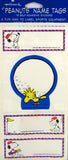 Snoopy Name Tag Stickers
