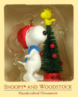 1987 Snoopy And Woodstock Christmas Ornament