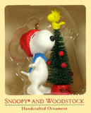 1987 Snoopy and Woodstock Christmas Ornament