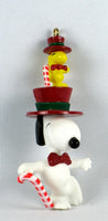 1989 Snoopy Top Hat Christmas Ornament