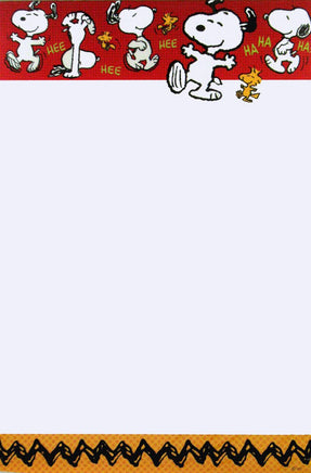 Snoopy Designer Paper Tablet