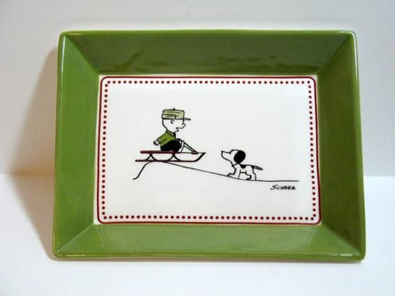 Limited-Edition Ceramic Dish - Charlie Brown And Snoopy