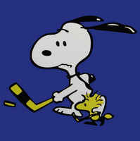 Snoopy Hockey Player Indoor/Outdoor Vinyl Sticker