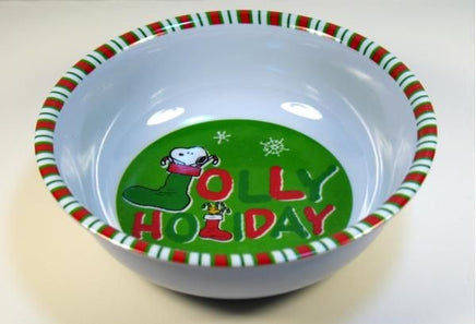 Happy Holidays Melamine Bowl