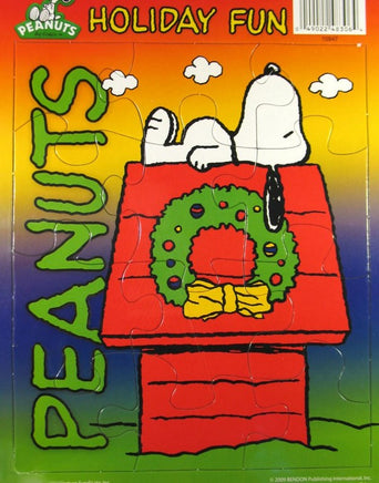 Holiday Fun Peanuts Christmas Frame-Tray Jigsaw Puzzle