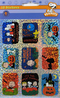 Peanuts Halloween Holographic Stickers