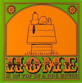 "Happiness Is..." Book Series - Home Is On Top Of A Dog House - Reprint (New But Near Mint) - snoopn4pnuts.com