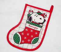 Snoopy Vintage Christmas Stocking-Shaped Hot Pad