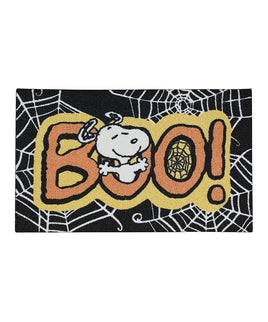 Snoopy Halloween Accent Rug / Door Mat - BOO! - snoopn4pnuts.com