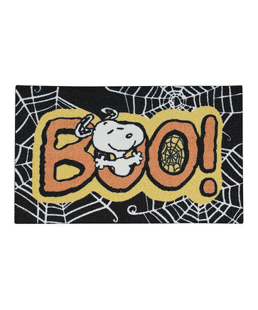 Snoopy Halloween Accent Rug / Door Mat - BOO! - snoopn4pnuts.com