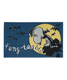 Snoopy Halloween Accent Rug / Door Mat - Fang - Tastic - snoopn4pnuts.com
