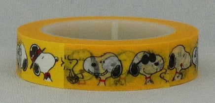 Snoopy and Woodstock Decorative Snoopy Personas Washi Masking Tape - Almost 33 Feet Long! - snoopn4pnuts.com
