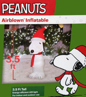 Snoopy Santa LED-Lighted Christmas Inflatable