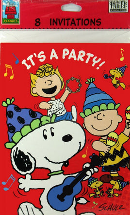 Peanuts Gang Party Invitations