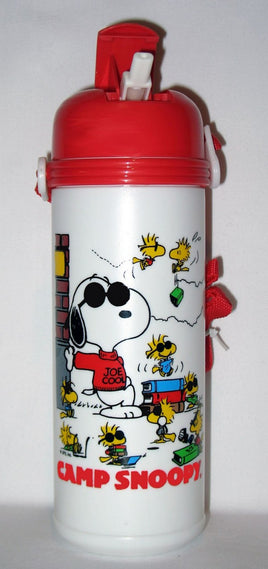 Snoopy Joe Cool Camp Snoopy Travel Bottle With Neck Strap