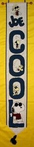 Snoopy Joe Cool And Woodstock Tapestry (Woven Banner)
