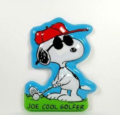 Snoopy Joe Cool Golfer Cake Topper - On Sale!