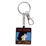 Lucy Key Chain - I Like Talking...   ON SALE!