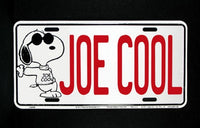Joe Cool Metal License Plate