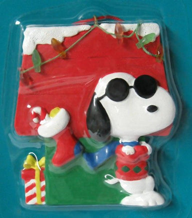Adler Snoopy Joe Cool Doghouse Ornament