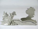 Snoopy Joe Cool Pewter Business Card Holder