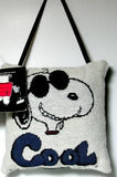 Snoopy Joe Cool "Needlepoint" Tapestry Pillow Ornament or Wall Decor