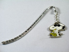 Snoopy Joe Cool Sax Tibetan Silver Book Mark