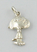 Snoopy Joe Cool Sterling Silver Pendant / Charm